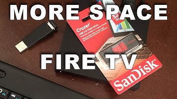 Amazon Fire TV Upgrade Storage and Sideload apps using USB drive