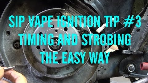 SLUK | SIP Vape Vespa ignition tip #3 - timing with Buzzwangle & strobing