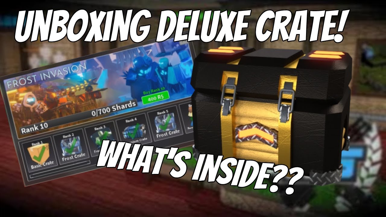 Unboxing Deluxe Crate from the Frost Invasion Event! (Tower Defense Simulator)
