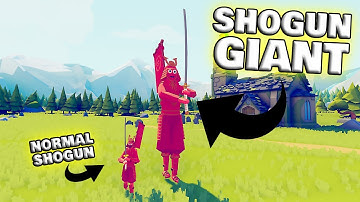Shogun Giant vs Every Faction #2 + Bonus - TABS Unit Creator Update Mod Gameplay