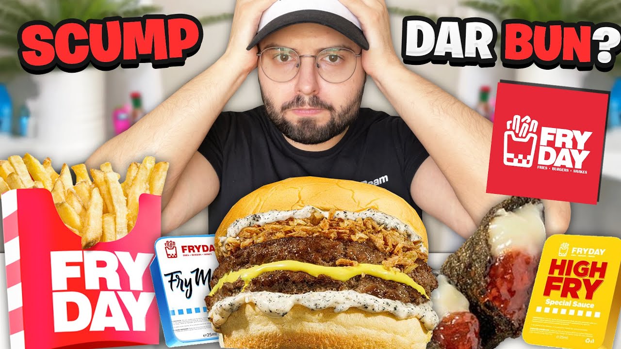 Am incercat NOUTATILE FRYDAY! Fast-Food Romanesc SCUMP?