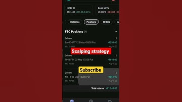 Scalping strategy #banknifty #zerodhalivetrading #groww #upstox #today #trading #nifty #tradingup