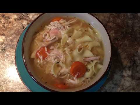 Simple and easy chicken noodle soup