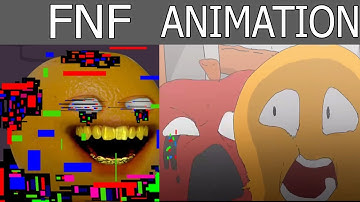 FNF Character Test | Gameplay VS Minecraft Animation | corrupted annoying orange