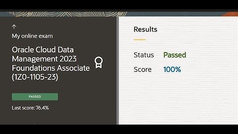Oracle Cloud Data Management 2023 Foundations Associate (1Z0-1105-23) || [ With Explanation 🗣️