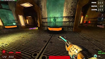 Gameplay Alien Arena ctf-bonechewer