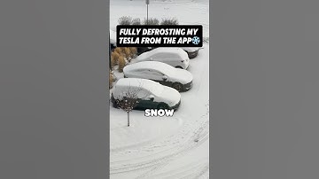 My Tesla’s Remote Defrosting Saves So Much Time! ❄️📱