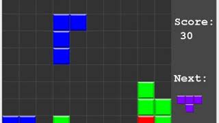 Tetris Game with Java | Code in the description | Yaser Harba