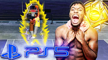 P2istheName's First PS5 NBA 2K21 PARK GAME EVER! MY 6'7 DEMIGOD IS A CHEAT CODE CONFIRMED!