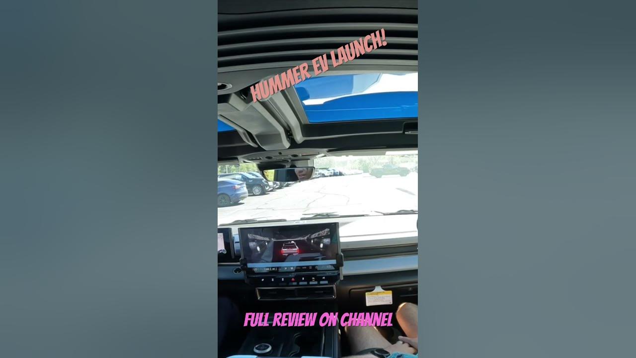 Hummer EV WTF Mode Launch smoking tires Review on Channel evs 