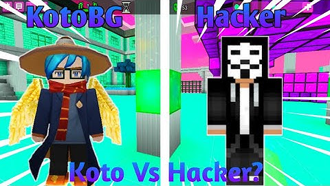 Koto Vs Hacker!!? (Meet Hacker In Build And Shoot) - [Blockman Go:Blocky Mods] Koto BG