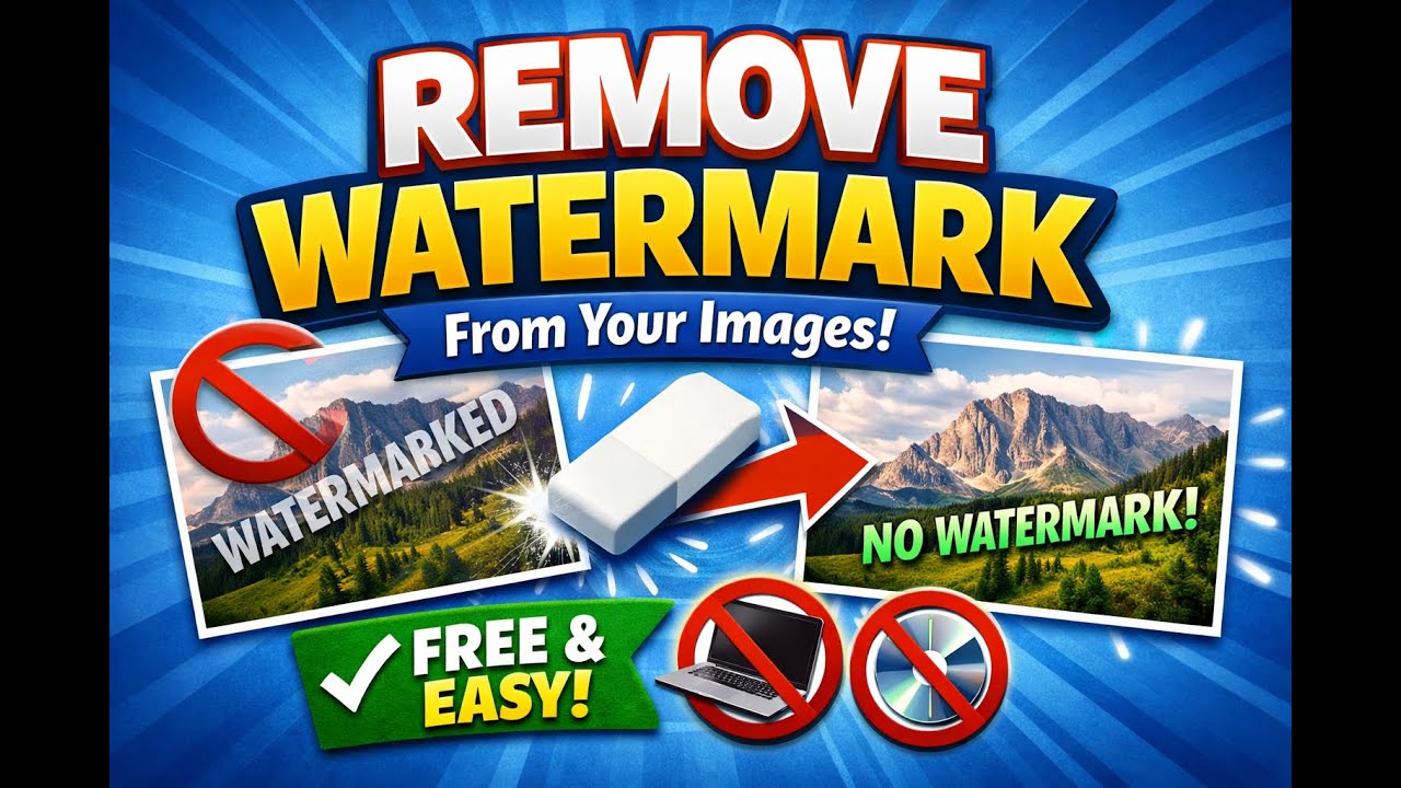 Remove YOUR Image Watermarks in Seconds – 100% Free & Simple