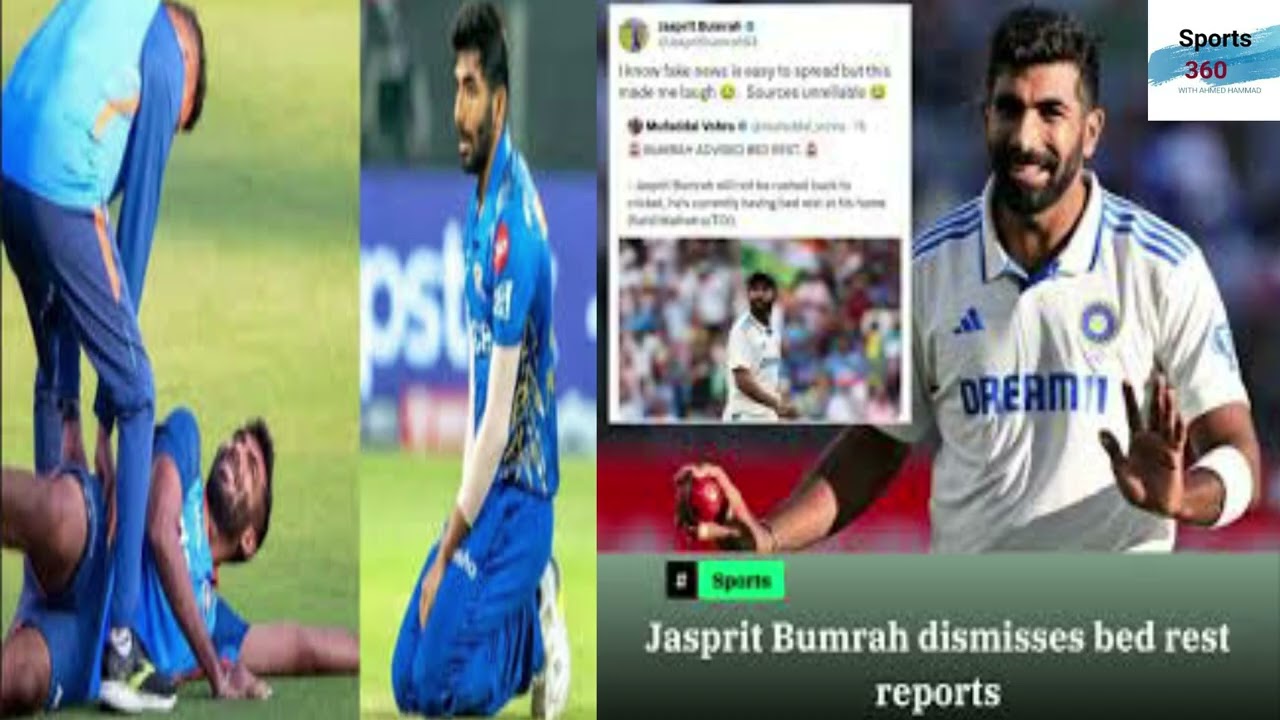 Jasprit Bumrah Clears The Air On His Participation In The Champions Trophy Amid Rest Rumors.