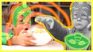 PJ Masks in Real Life 🍦 Ice Cream MIND CONTROL?! 🍦 Halloween PJ Masks 🎃