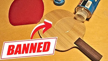 CANCER GLUE - Banned Table Tennis Technique!