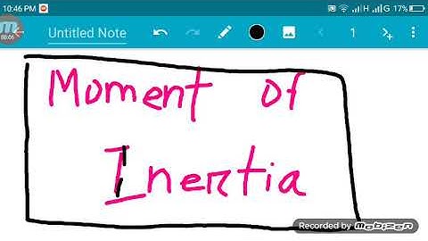 সরু এবং সুষম দন্ডের দৈর্ঘ্যের মধ্যবিন্দু দিয়ে গমনকারী অক্ষের সাপেক্ষে জড়তার ভ্রামক