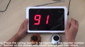 SINGCALL Table buzzer system,wireless calling system.APE1300 APE560