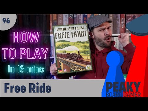 How to play Free Ride (Freie Fahrt) board game - Full teach - Peaky Boardgamer