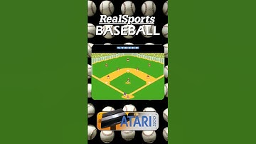 Atari 5200 Real sports Baseball #RealSportsBaseball #Atari5200 #RetroGaming #GamingNostalgia