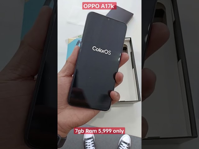 Unboxing Oppo A17k 7gb ram 5,999 only