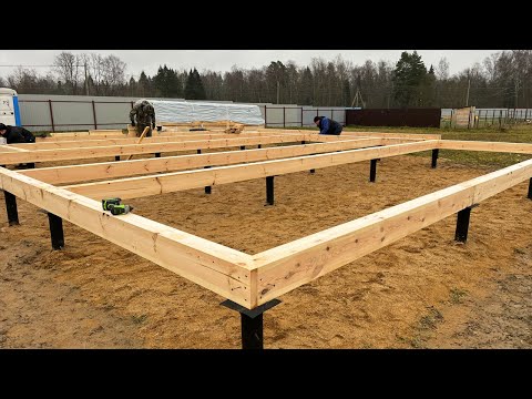 We built the most budget frame house. Step by step construction process