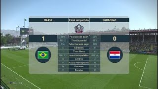 PES 2019 COPA DE AMÉRICA CUARTOS BRASIL PARAGUAY 1-0