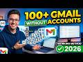 100+ Gmail Accounts Without Phone Number – 2026 Working Method ✅