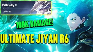 Ultimate B6 JIYAN Destroy Mourning Aix Hologram V Level 80 In 4K! - Wuthering Waves