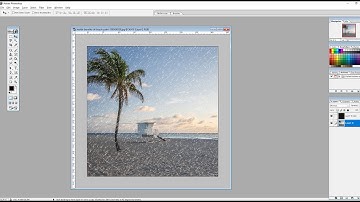 To The Point Rain Effect in Photoshop | Photoshop 7.0 | #rain