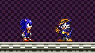 "We’ll settle it man to man!" | Sonic Vs. Fang/Nack | 8-bit Animation