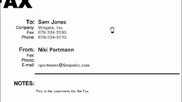 RightFax Outlook Email to Fax