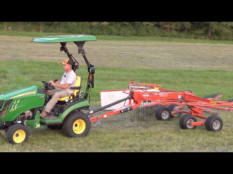 Video: Traktoriniai grėbliai šienui ruošti