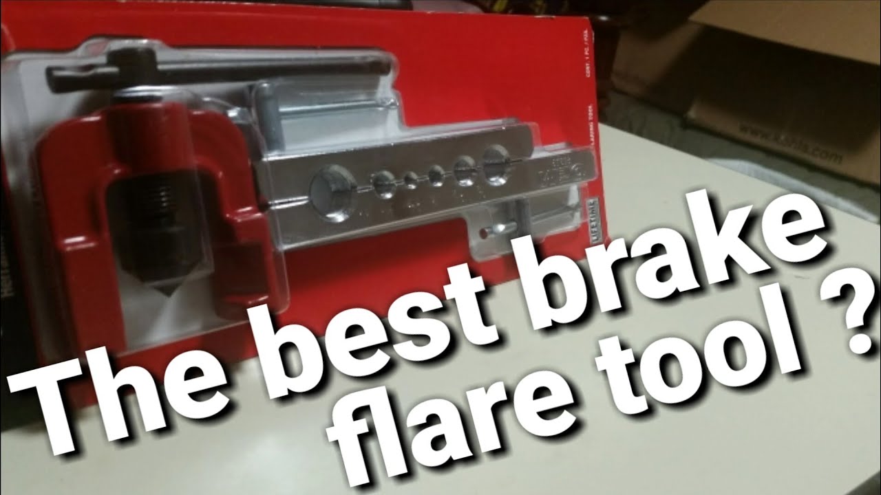 Fairmount hydraulic brake flare tool review YouTube