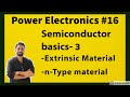 Power Electronics #16 Semiconductor basics 3 - Extrinsic material - n Type