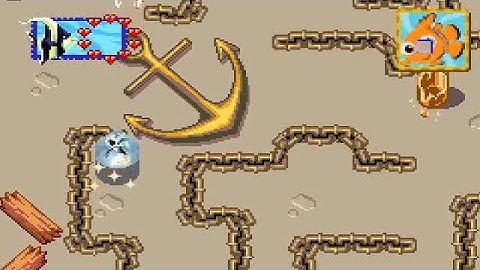 Finding Nemo: The Continuing Adventures (GBA) - Part 26/29 - Gill Level 1 - "Gill Escape"