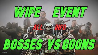 All Tarkov Bosses Goons 100% Spawn 2023 Wipe Event