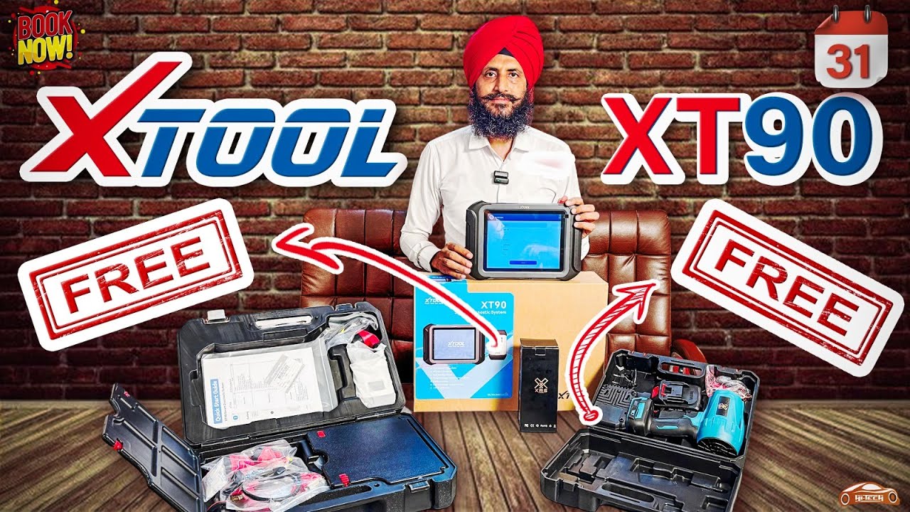 🔥 XTOOL XT90 Scanner Unboxing + 2 FREE Tools 🎁 | Limited Offer – Book Now! 🚀 