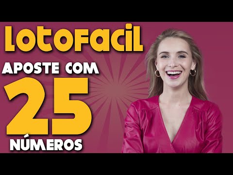 LOTOFACIL, Como Ganhar na Lotofacil, 25 Números Em 6 Jogos, Lotofacil mais Fácil (pristematica)