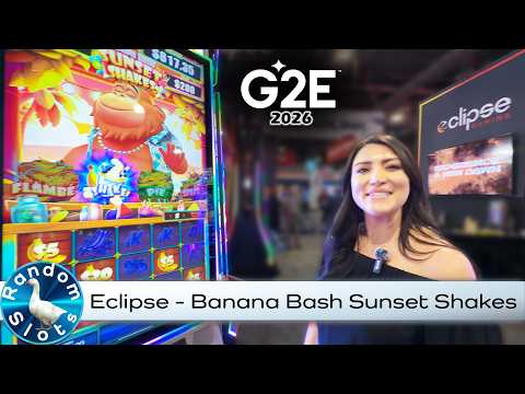 #G2E2026, Eclipse, Banana Bash Sunrise Shakes, Slot Machine Preview