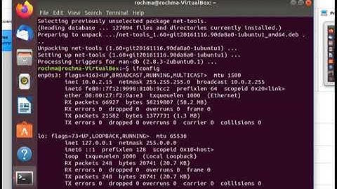 Cara konfigurasi DHCP server Ubuntu 18.04, di VirtualBox