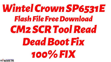 Wintel Crown SP6531E Flash File Read CM2 SCR Tool