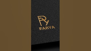 Logo name FARYA.Comments your names! #logo #explorepage #ytshorts #tending #viral #namelogo #shorts
