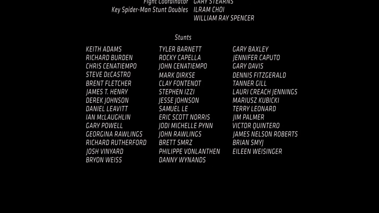 The Amazing Spider-Man 2. END CREDITS 2015