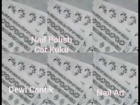 Nail Art 1 Stiker  Kuku Cara  memakai  stiker  kuku 