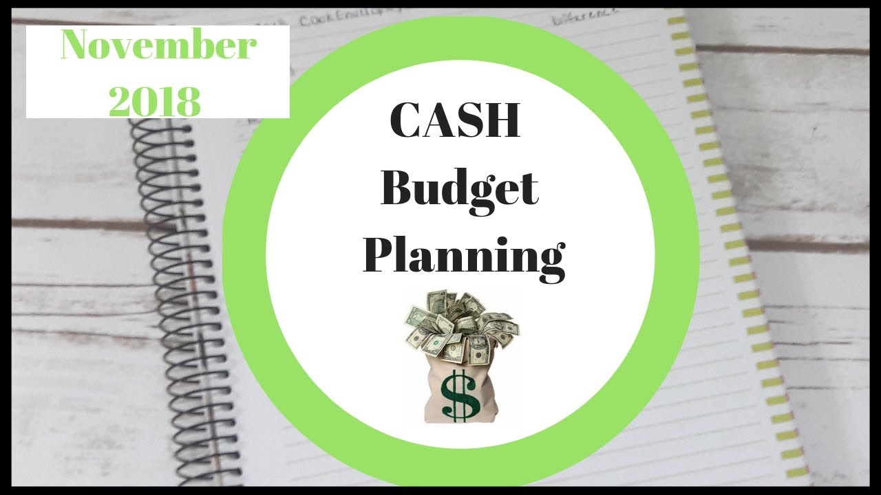 November Cash Planning Budget With Me Cash Flow YouTube