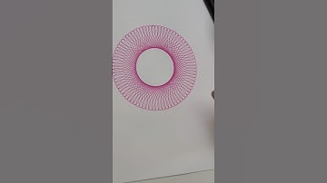 pink 🩷 Spirograph #asmr #artshorts #ytshorts