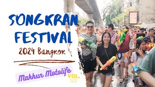 【バンコクMotovlog】『2024 ソンクラン祭り』| Go to the 2024 Songkran Festival in Bangkok with PCX160