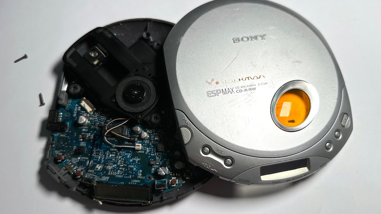 Sony Walkman D E341 Disassembly - YouTube