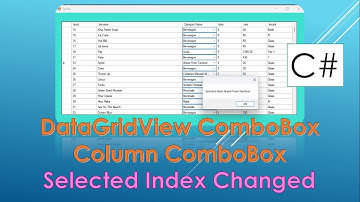 C# Data Grid View - Combo Box Selected Index Changed Event Handler | 2024