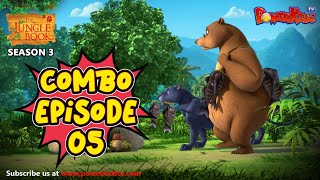 Jungle Book Season 3 | COMBO EPISODE 5 | जंगल बुक हिंदी   नया एपिसोड@PowerKidstv​